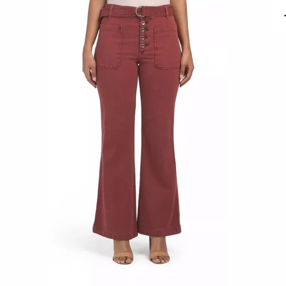 Free People Denim - Free People Corin High Waist, Slim Flare Pants, 6